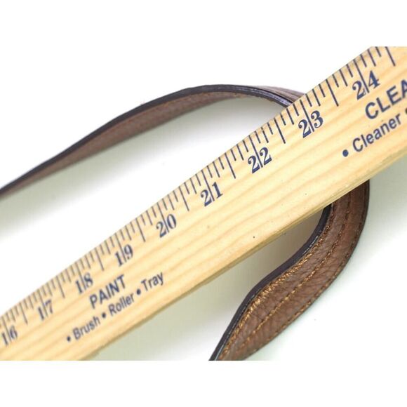 ROOMY B. Makowsky BRONZE BROWN GENUINE LEATHER X-BODY SHOULDER BAG HANDBAG PURSE - Picture 15 of 15